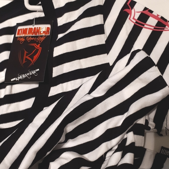 Striped cotton Tee /BNWT - Picture 6 of 7